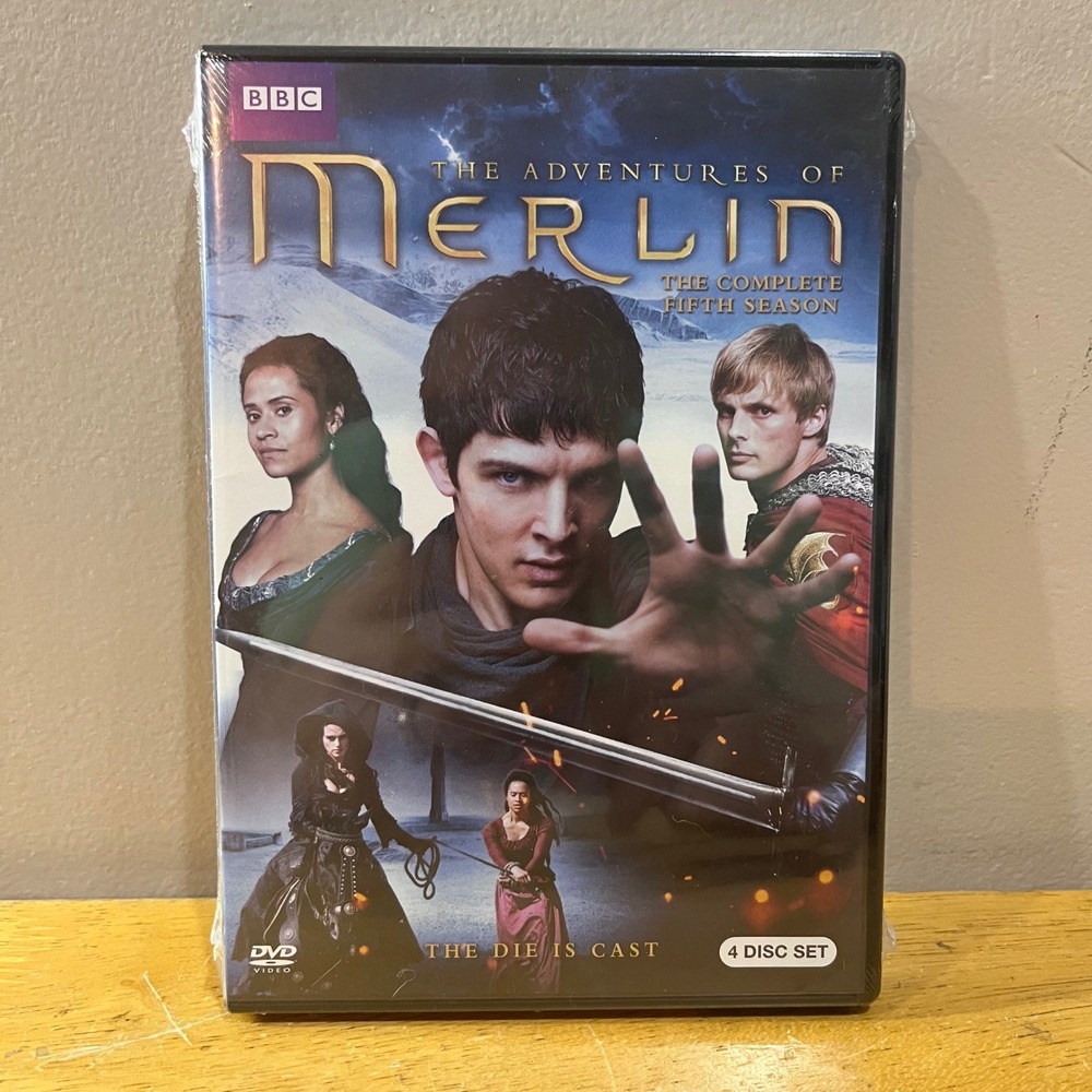 BBC The Adventures of Merlin The Complete Fifth Season 4 Disc DVD Set New Sealed